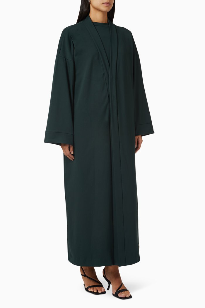

Modest Abaya in Light Softskin100©, Green