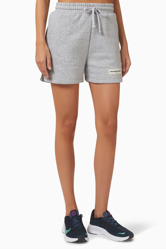 

Boxer Lounge Shorts in Organic Cotton, Grey