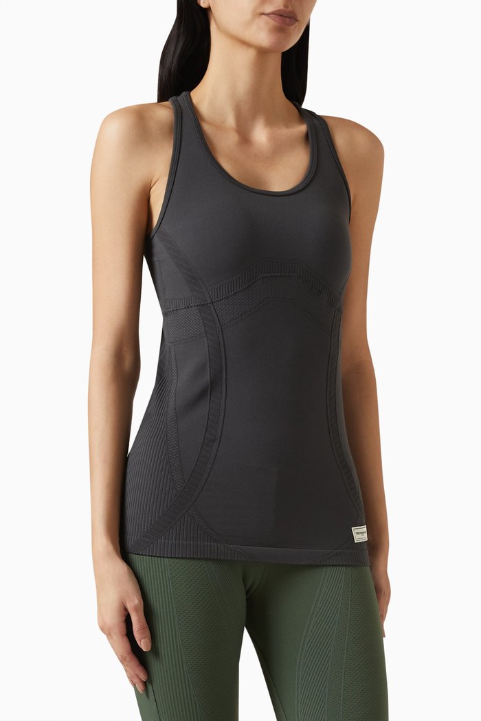 

Tonal Seamless Tank in SMLS100©, Grey