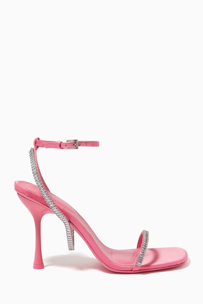 

Luxon Crystal 95 Sandals in Satin, Pink