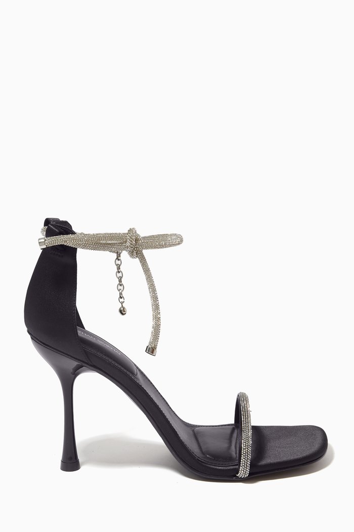 

Dalton Crystal Strap 95 Sandals, Black