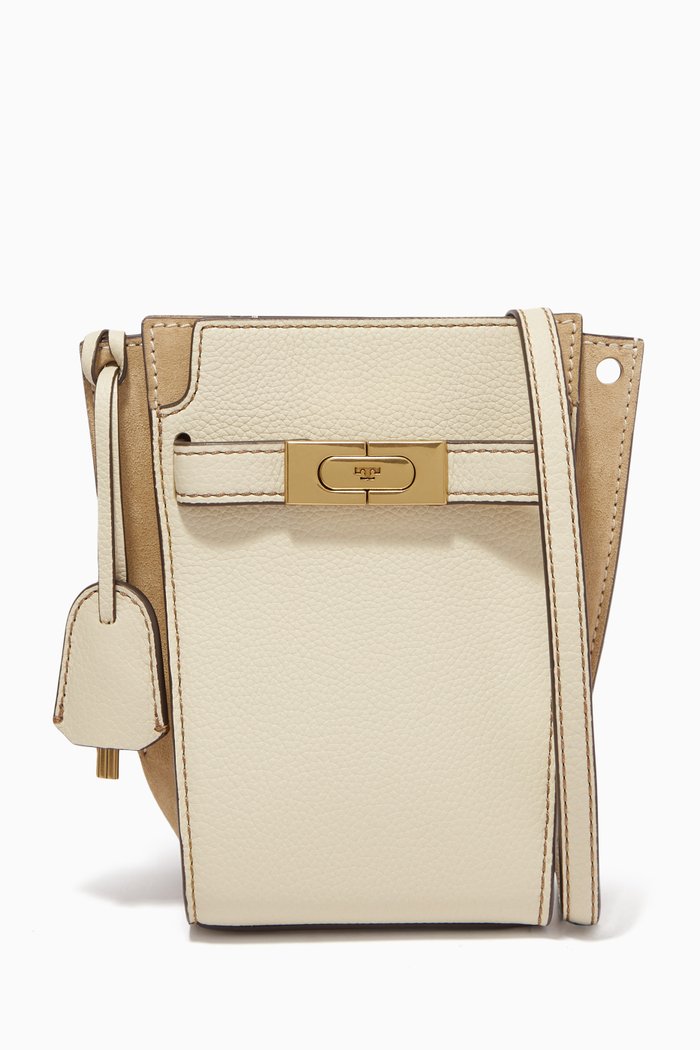 

Petite Lee Radzwill Bucket Bag in Leather, White
