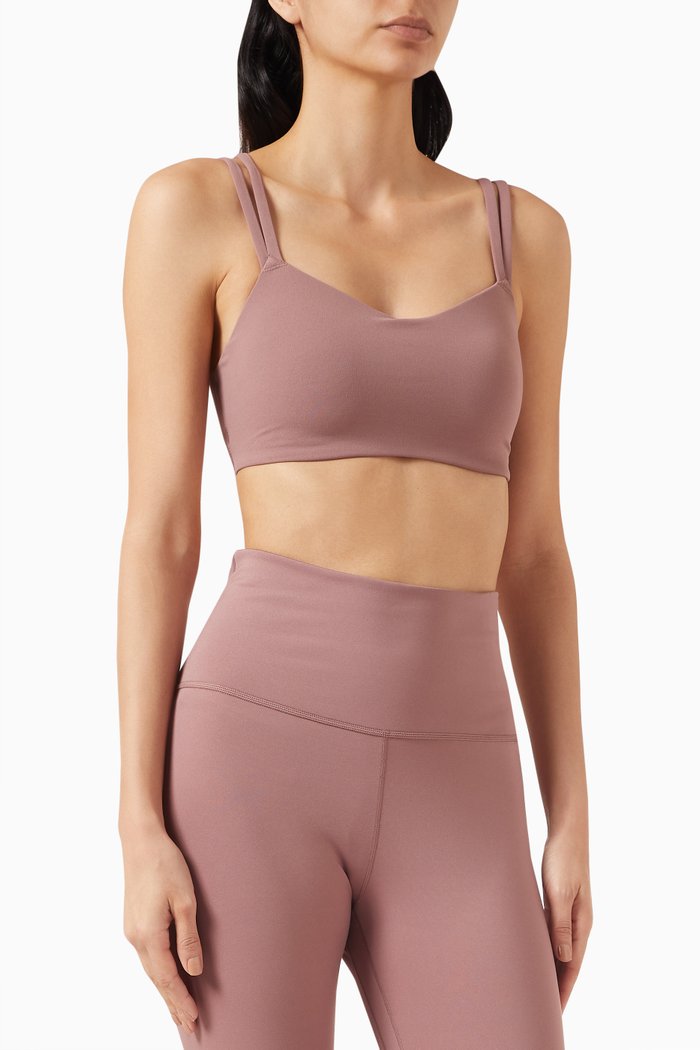

Alate Trace Sports Bra, Brown
