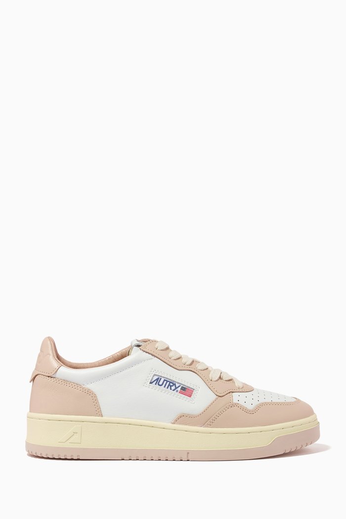 

Medalist Low Sneakers in Leather, Neutral