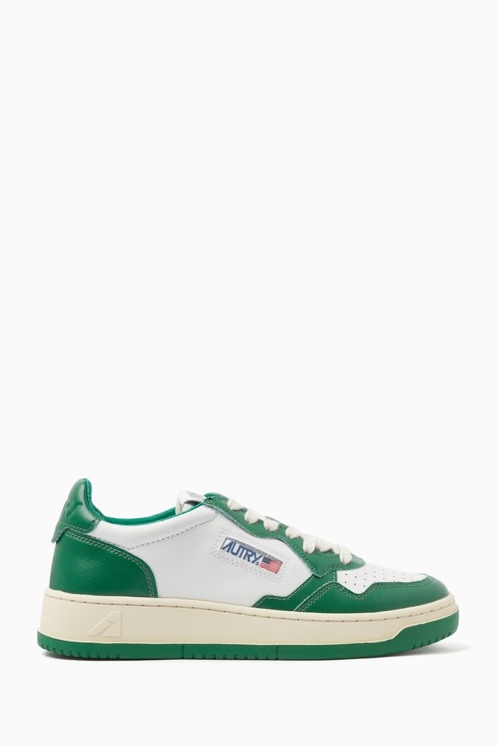 

Medalist Mid-top Sneakers in Leather, Green