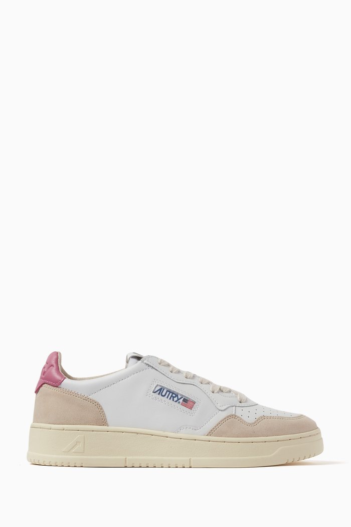 

Medalist Low Sneakers in Leather, White