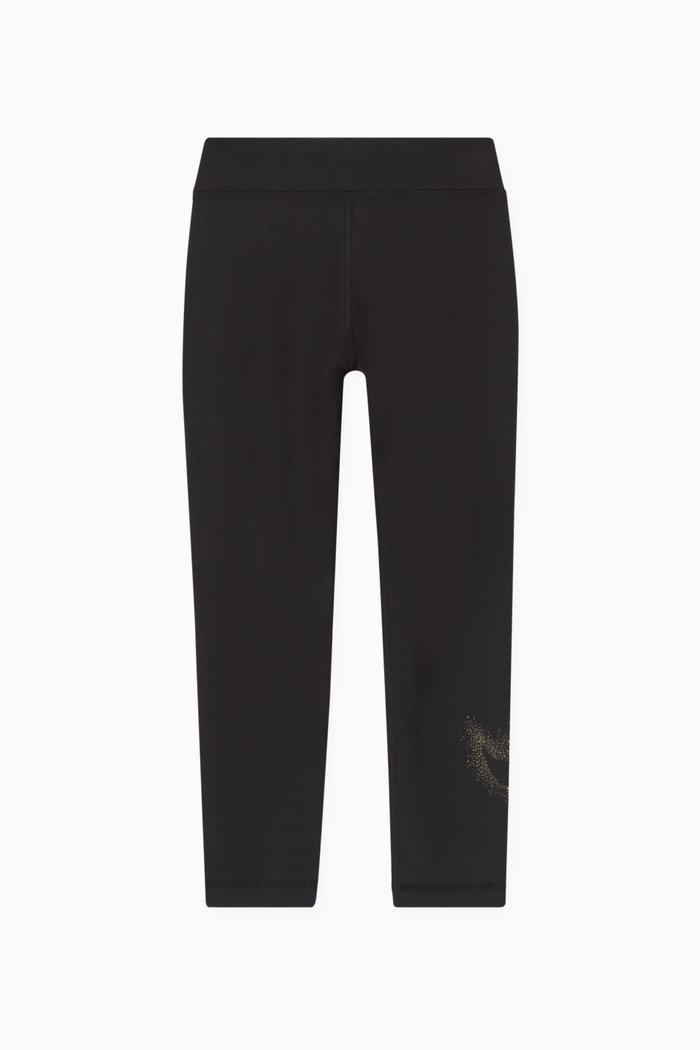 

Essential Leggings in Cotton Jersey, Black