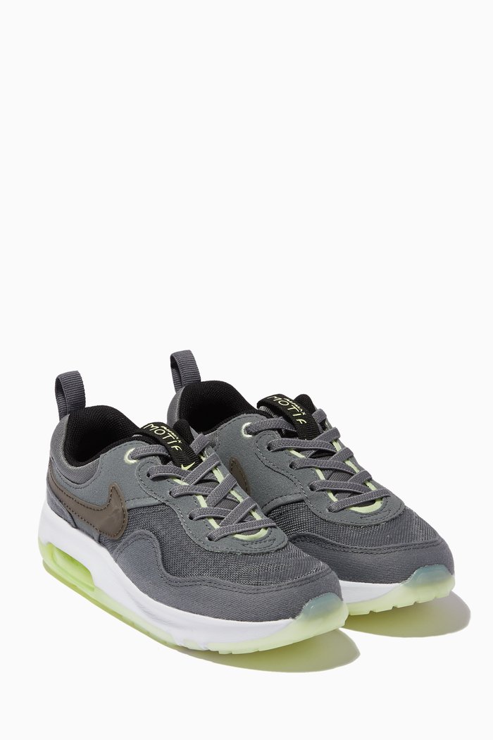 

Air Max Motif Sneakers in Mesh, Grey