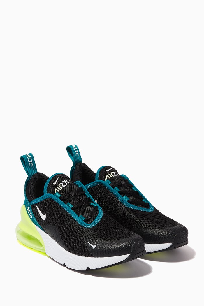

Air Max 270 Sneakers in Mesh-knit, Black