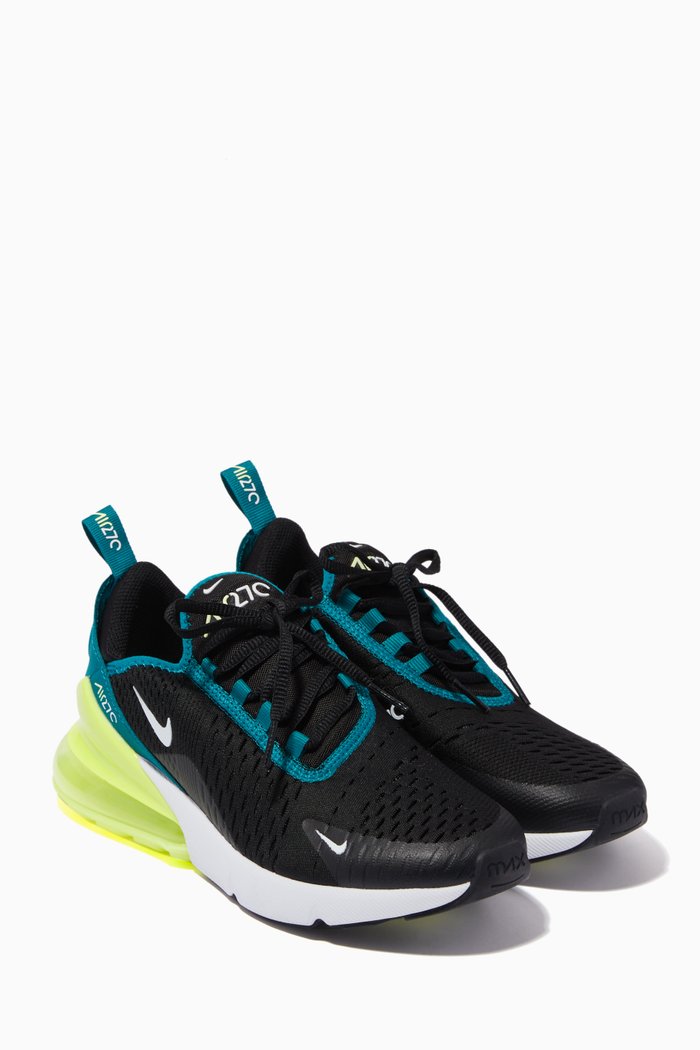 

Air Max 270 Sneakers in Mesh-knit, Black
