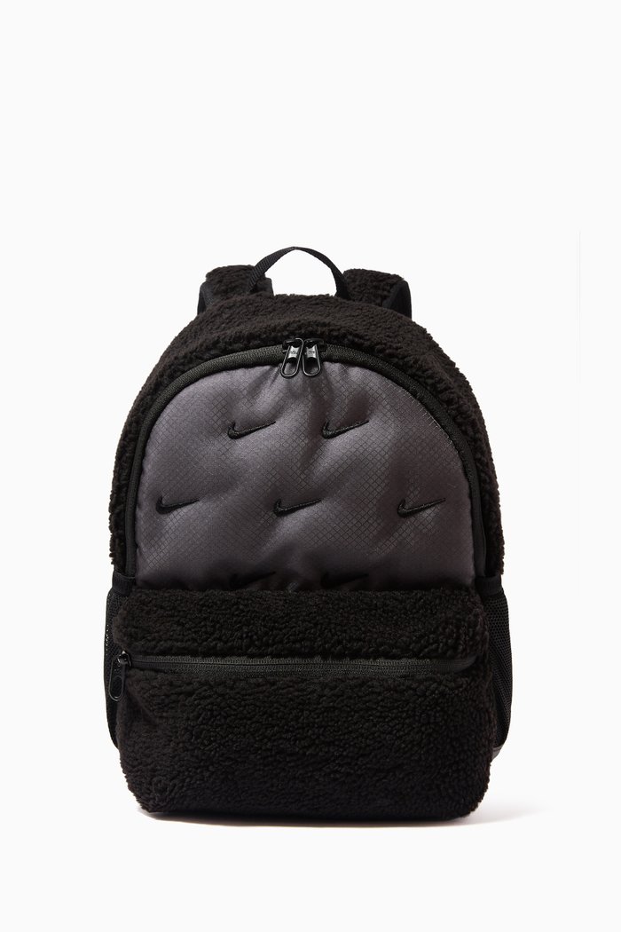 

Brasilia JDI Mini Backpack in Fuzzy Fabric, Black