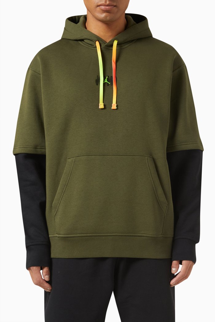 

Jordan Flight MVP Hoodie in Cotton Blend, Green