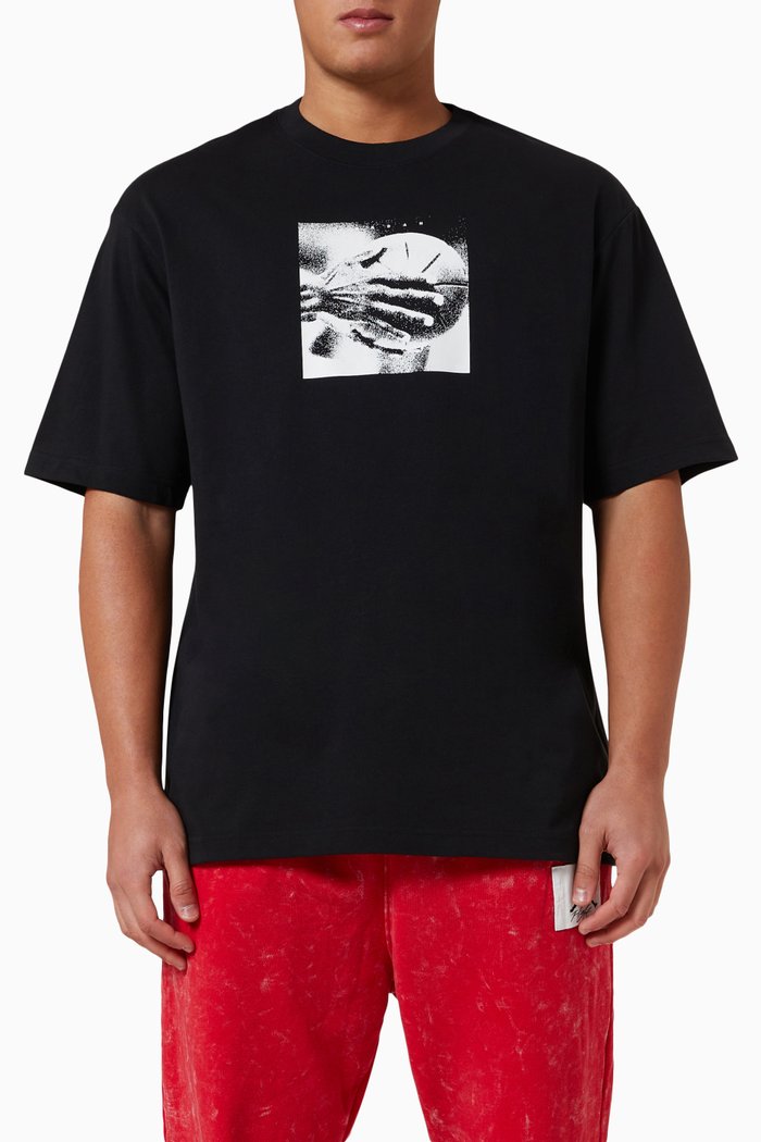 

Essentials Winter Statement 85 T-shirt in Cotton-jersey, Black