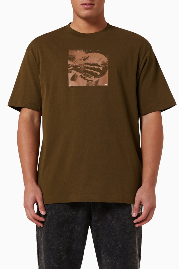 

Essentials Winter Statement 85 T-shirt in Cotton-jersey, Green
