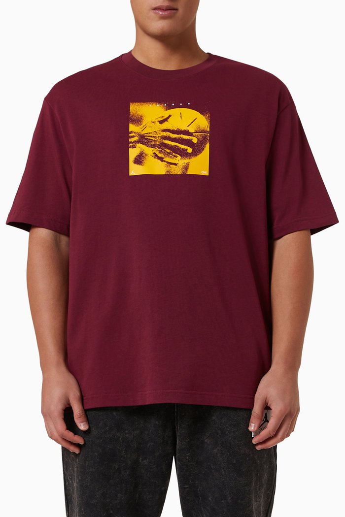 

Essentials Winter Statement 85 T-shirt in Cotton-jersey, Red