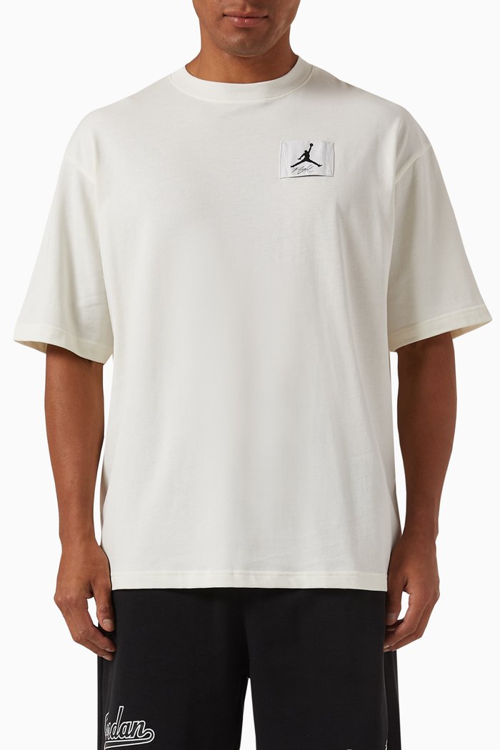 

Flight Essentials Oversized T-shirt in Cotton-jersey, Yellow