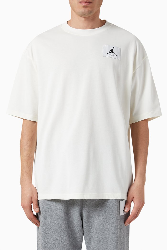

Flight Essentials Oversized T-shirt in Cotton-jersey, Neutral