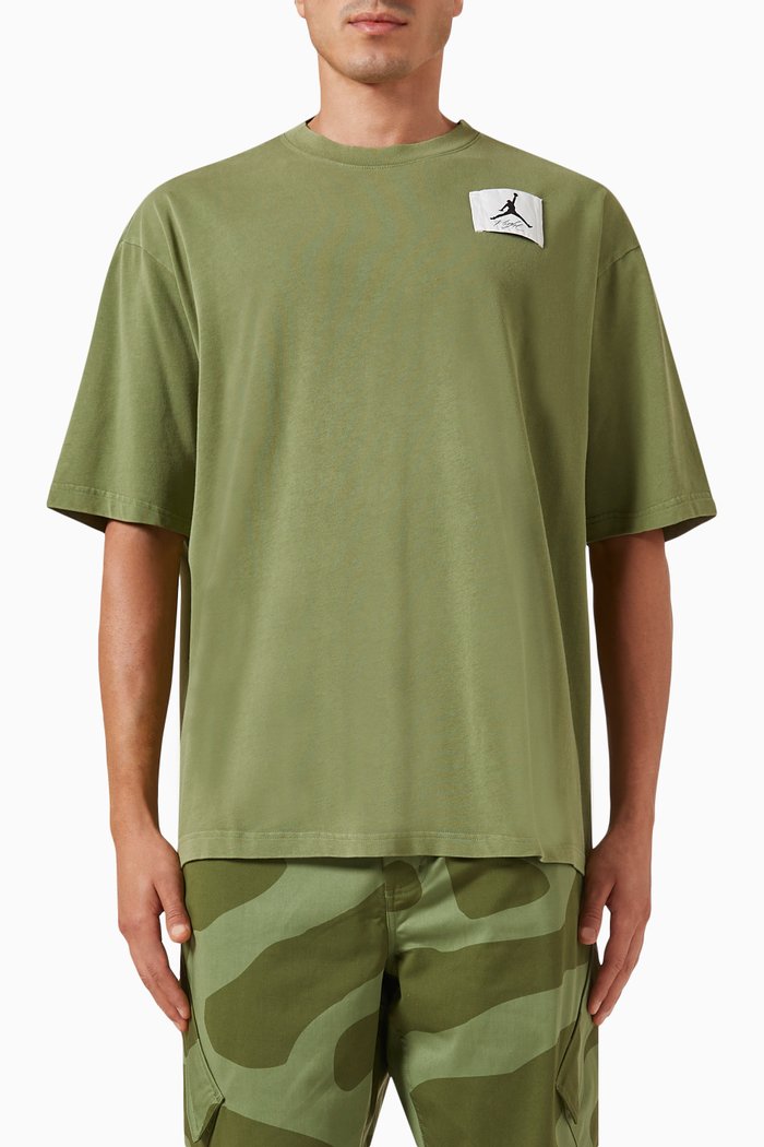 

FLT Essentials T-shirt in Cotton, Green