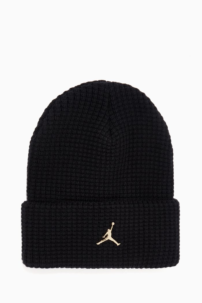 

Utility Ribbed Beanie in Acrylic-knit, Black
