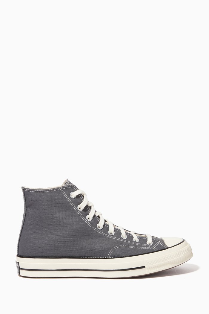 

Chuck 70 High Top Sneakers in Canvas, Grey