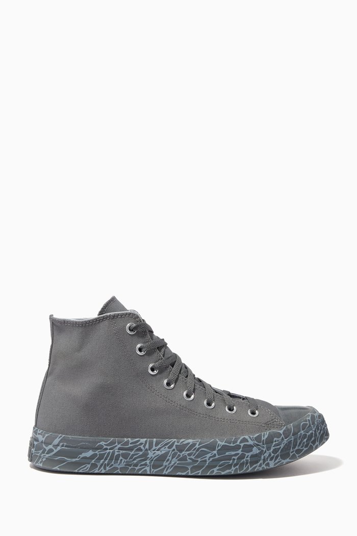 

Chuck Taylor All Star CX High-top Sneakers in Stretch Canvas, Grey