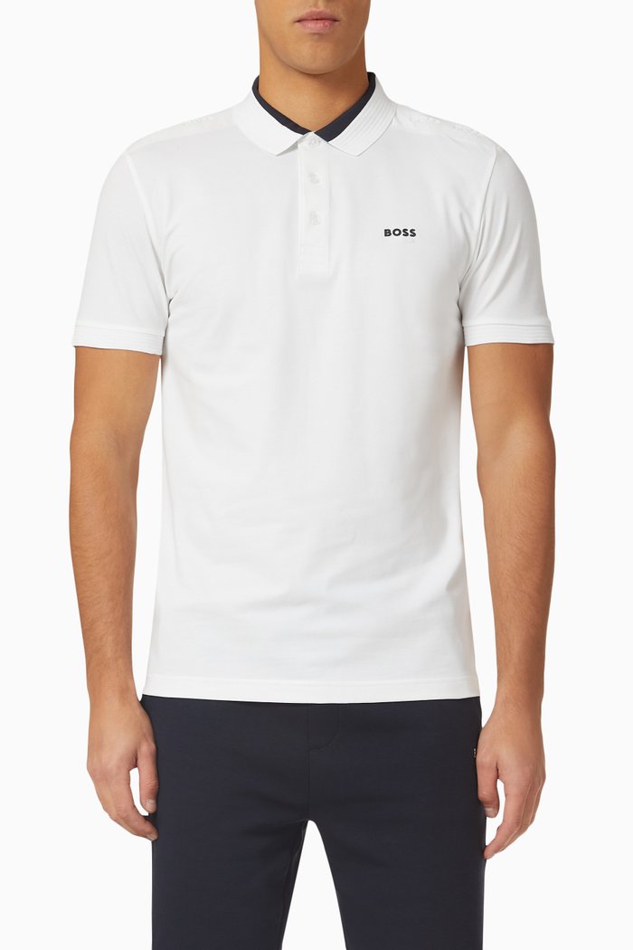 

Polo Shirt in Cotton Jersey, White