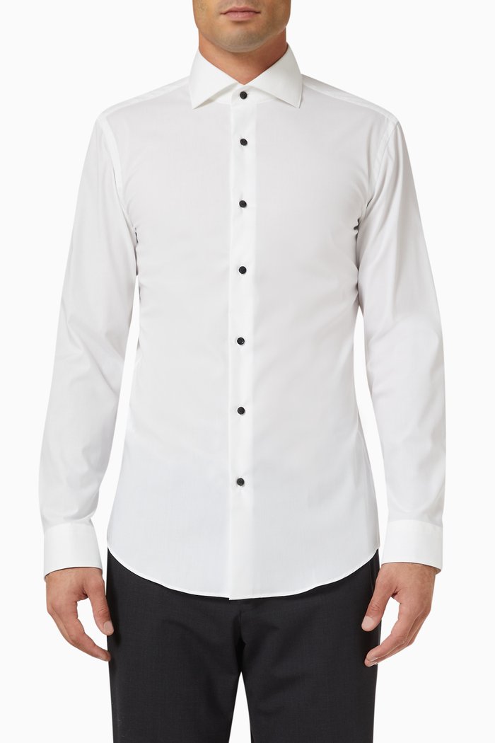 

Slim-fit Shirt in Cotton, White