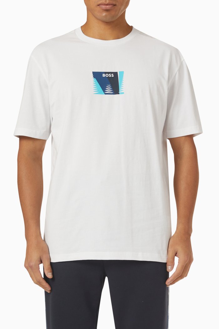 

T-shirt in Cotton Jersey, White