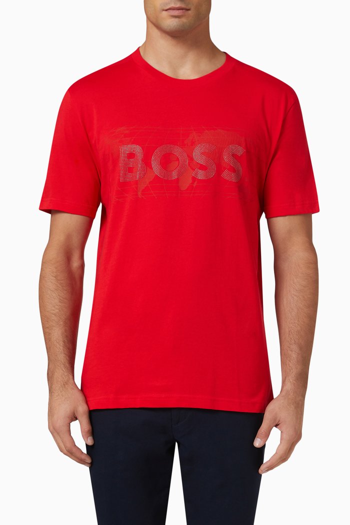 

Logo T-shirt in Cotton Jersey, Red