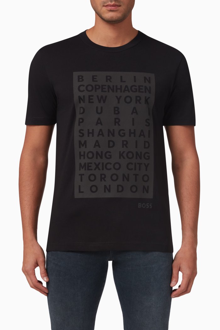 

Diamond City Logo T-shirt in Cotton, Black