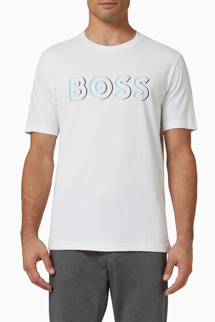 

Logo T-shirt in Cotton Jersey, White