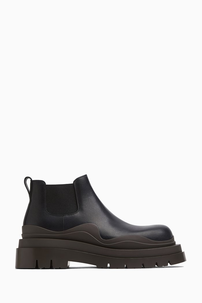

BV Tire Boots in Calfskin, Black