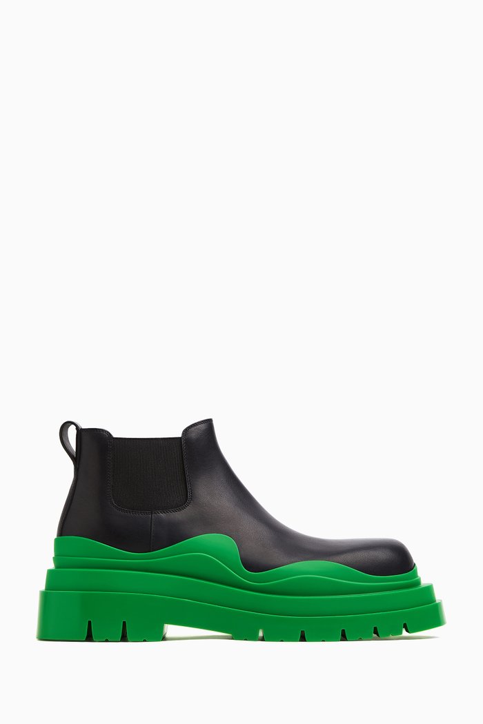 

BV Tire Boots in Calfskin, Black