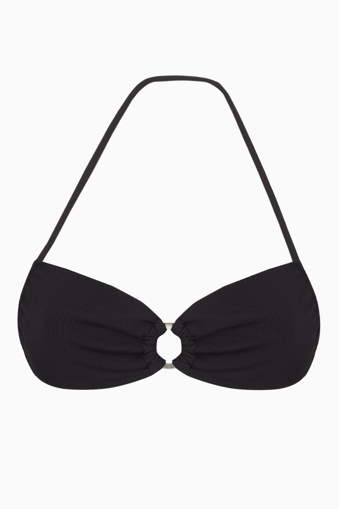 

Roberta Bikini Top in ECONYL®, Black