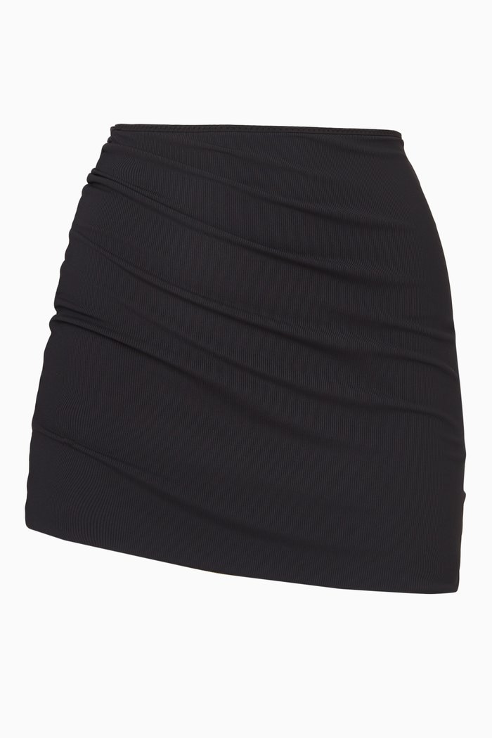 

Manilow Swim Skirt in ECONYL®, Black