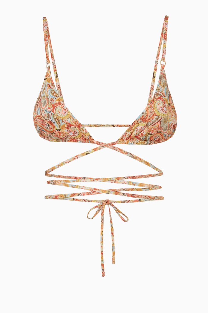 

Talise Tie String Bikini Top, Multicolour