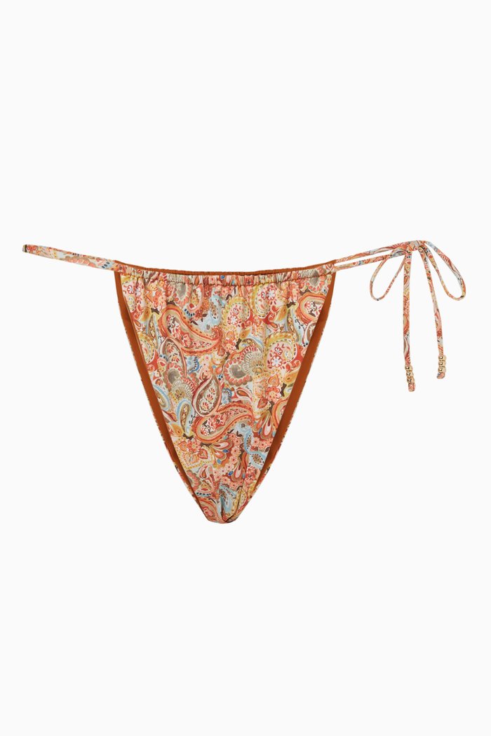 

Viper Tie Side Bikini Briefs in Bamboo, Multicolour