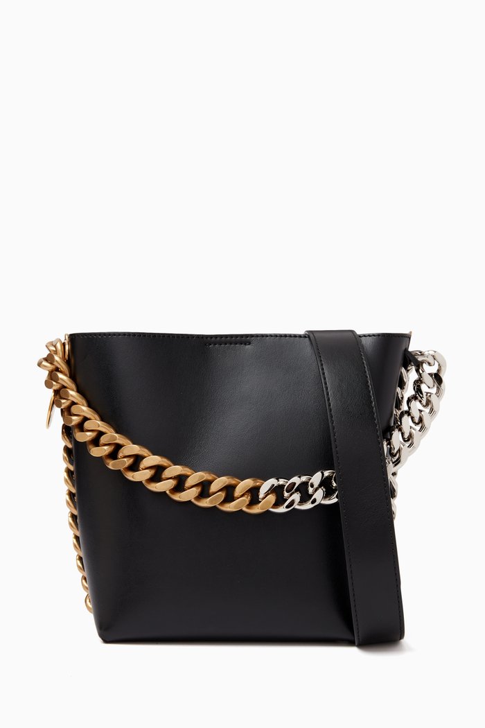 

Frayme Bucket Bag in Smooth Alter Mat, Black