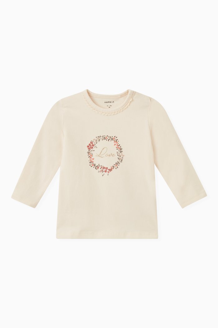

Long-sleeved Top in Jersey, Neutral