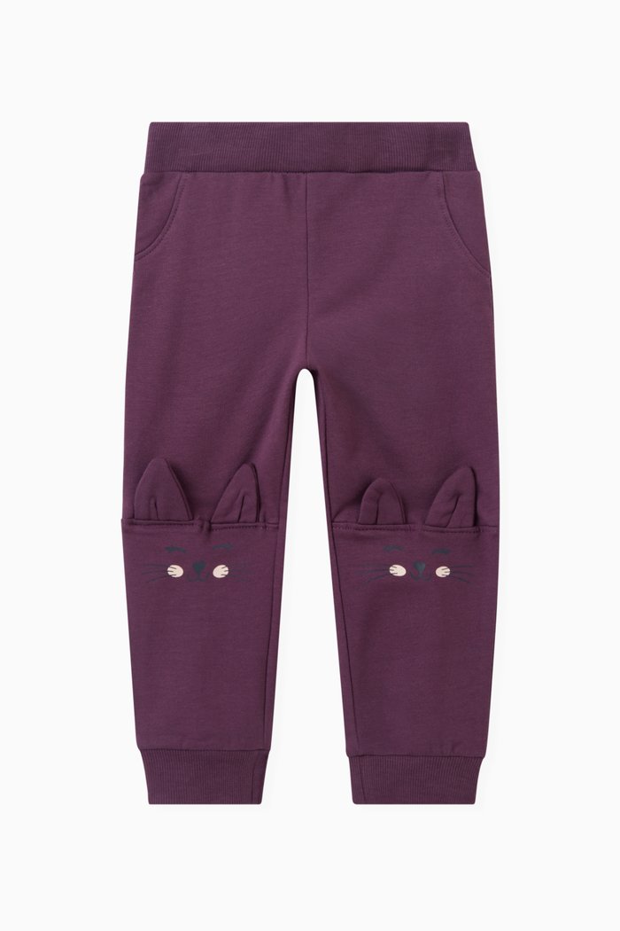 

Sweatpants in Organic Cotton, Purple