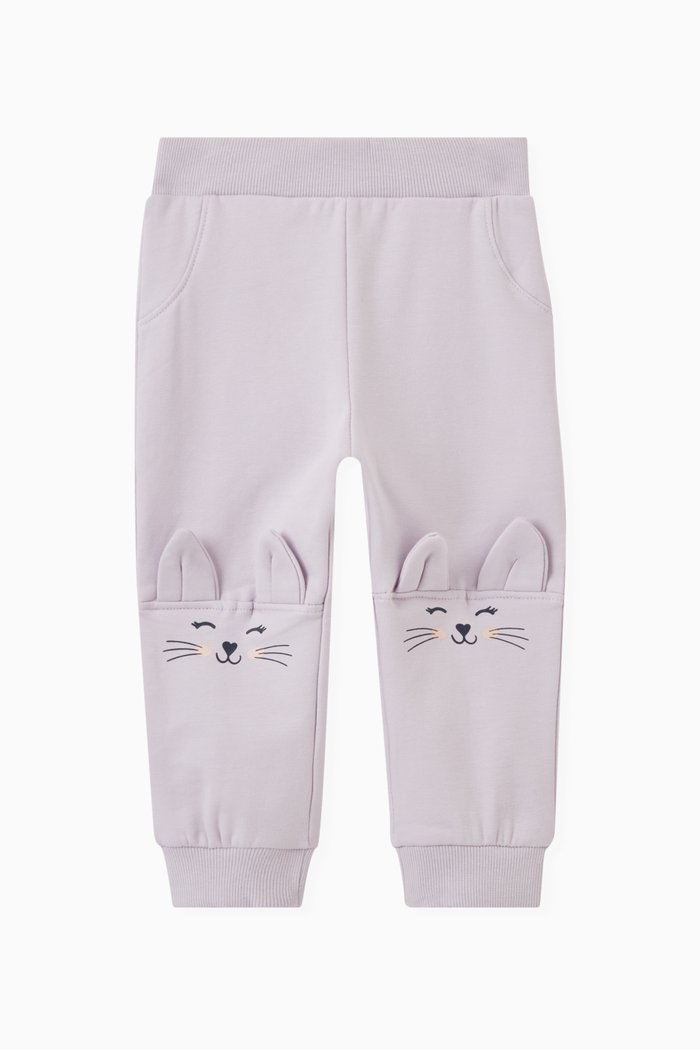

Sweatpants in Organic Cotton, Purple