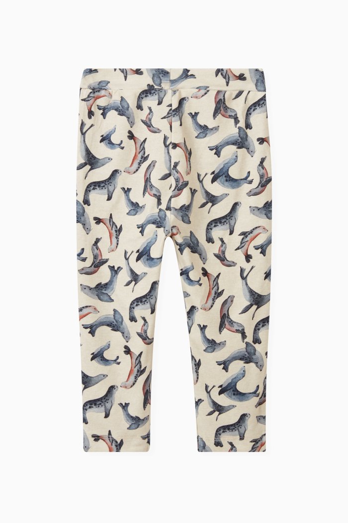 

Printed Pants in Jersey, Neutral