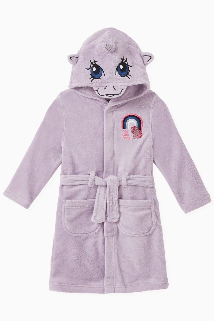 

Pony Bathrobe in Polyester, Purple