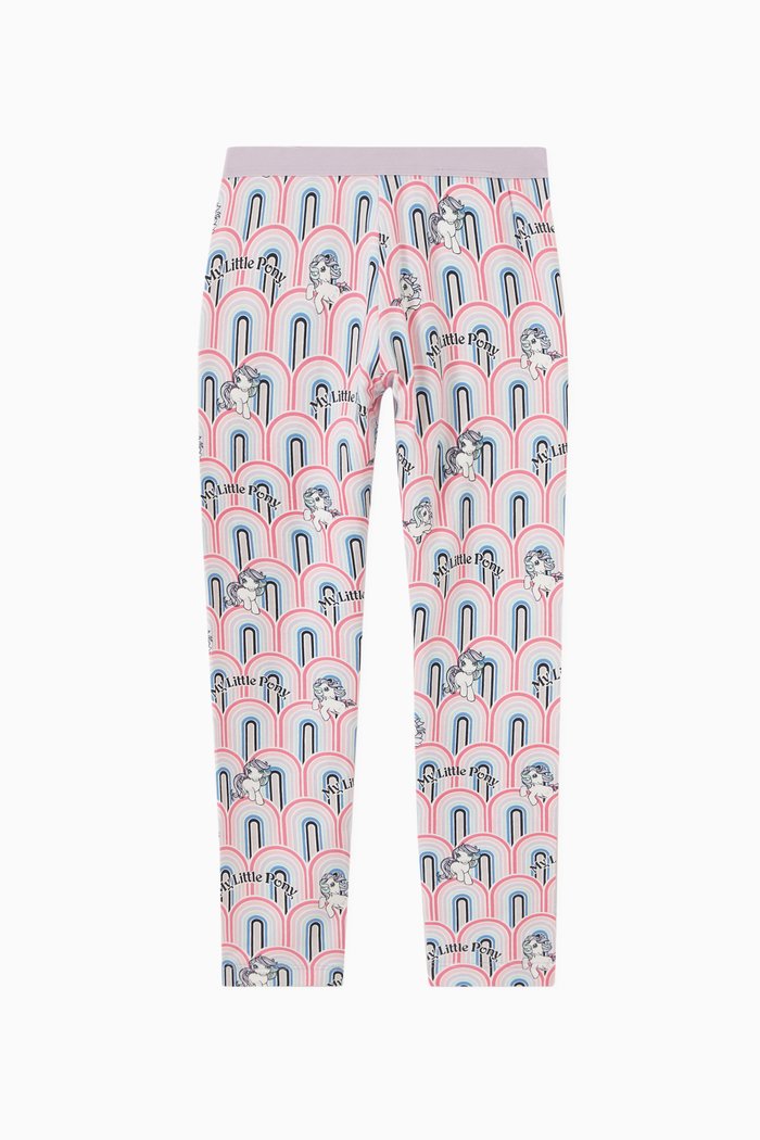 

Pony Leggings in Cotton, Purple