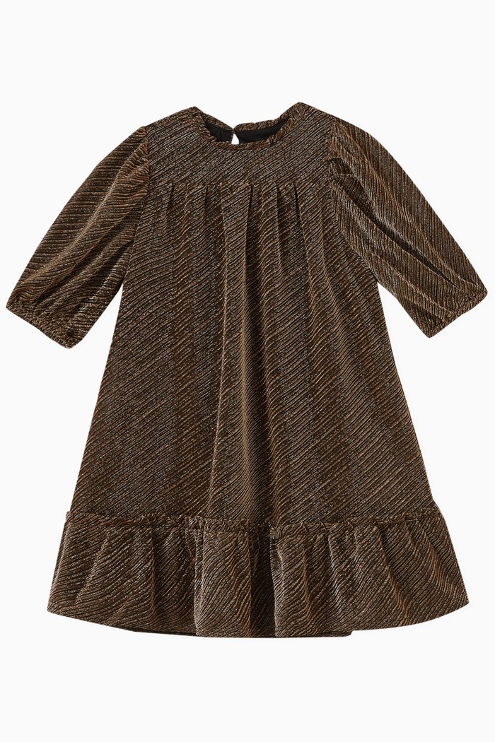 

Glittered Dress in Nylon-blend, Gold