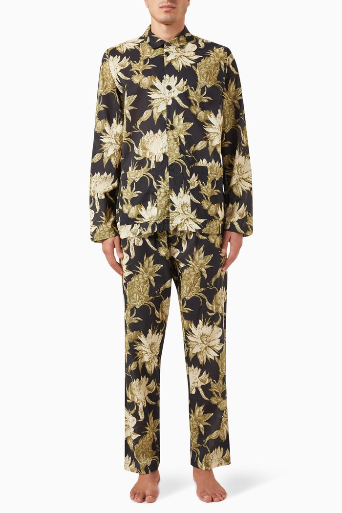 

Pyjama Set in Linen, Multicolour