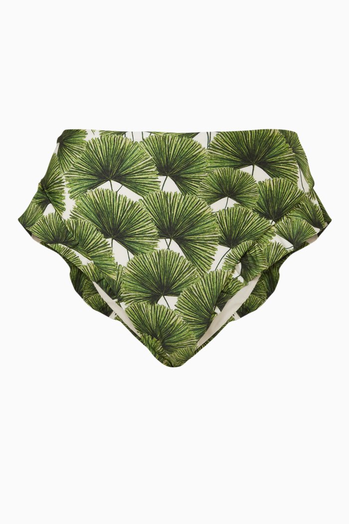 

Jengibre Bikini Briefs in Recycled Fabric, Green