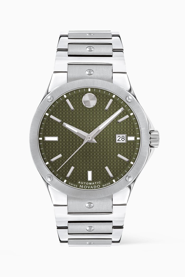 

SE Automatic Stainless Steel Watch, 41mm, Silver