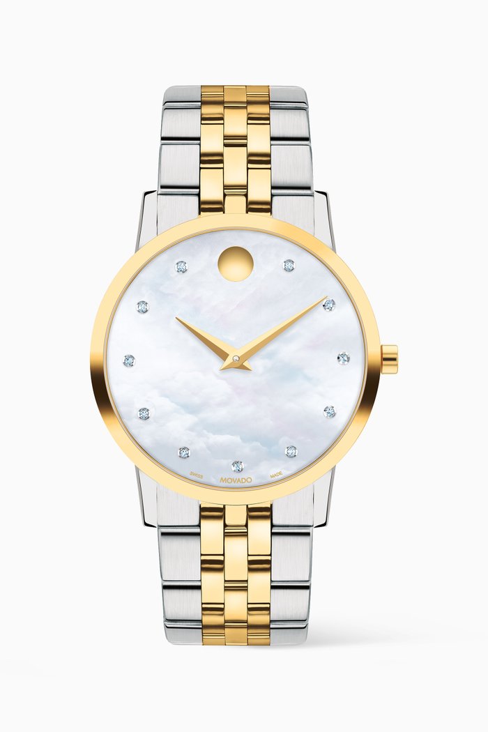 

Museum Classic Quartz Diamond & Stainless Steel Watch, 33mm, Multicolour