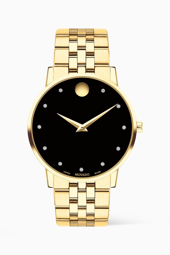 

Museum Classic Quartz Diamond & Stainless Steel Watch, 40mm, Gold